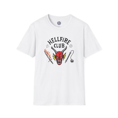 Hellfire Club T-Shirt | Flaming Sword, Mace Graphic