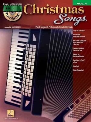 Christmas Songs: Accordion Play-Along Volume 4 (English) Hardcover Book