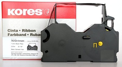 Kores Farbband für Olympia Compact Carbon schwarz