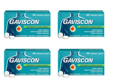 Image of Gaviscon Peppermint Flavour Tablets | 4 X 48 Total 192 Exp 05/2026