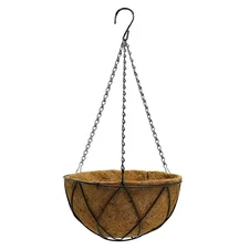 12 In. D X 5.7 In. H Hydrosave Coco Premium Hanging Basket