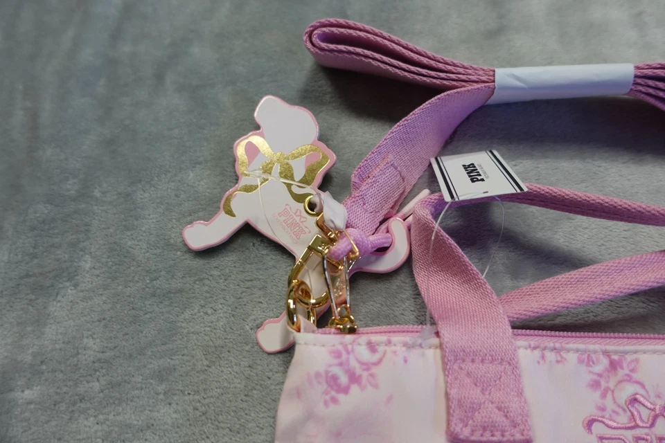 Mini Bolso de Mano Victoria's Secret ROSA x LoveShack Elegante Nuevo con Etiquetas Foto 2 de 4