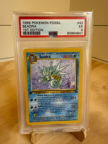 Seadra (1st Edition) graded PSA 5 for sale on eBay