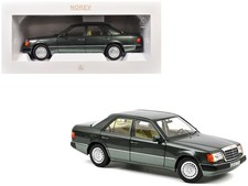 1990 Mercedes-Benz 230 E Night Green Metallic Green Interior 1/18 Norev