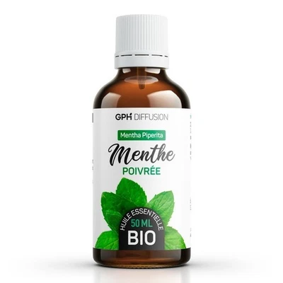 Huile essentielle MENTHE POIVREE BIO AB - 50ml - Photo 1/3