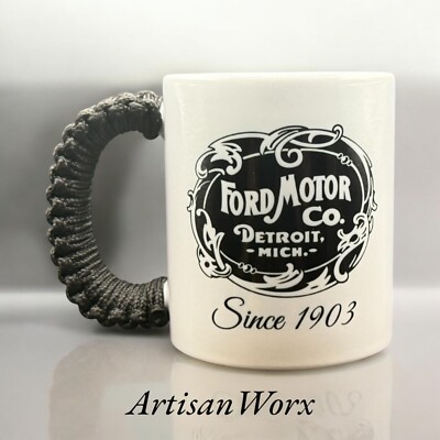 Ford Motor Co 1903 Original Logo Classic Retro Motorsport Paracord Tasse