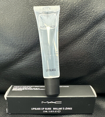 MAC Clear Lipglass Lip Gloss 0.5 oz/15 mL -Full Size- New In Box
