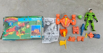 vtg tidal blast max ray centurions 1986 Kenner action figure(missing parts)