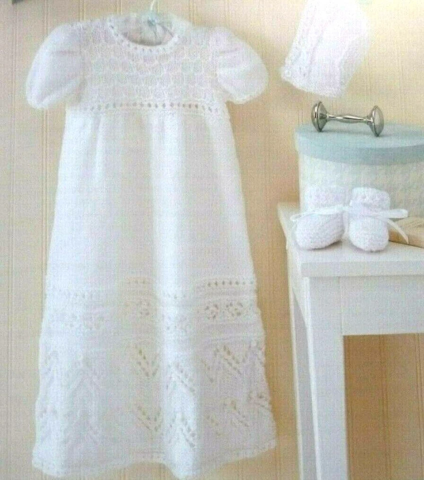 Elegant Ensembles to Knit book 2: instructions for 4 christening sets (3-12 mo) - Image 4 of 4