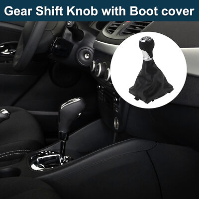 6 Speed Gear Shifter Knob with Cover No.8K0863278H for Audi A4 B8 07-15 Plastic