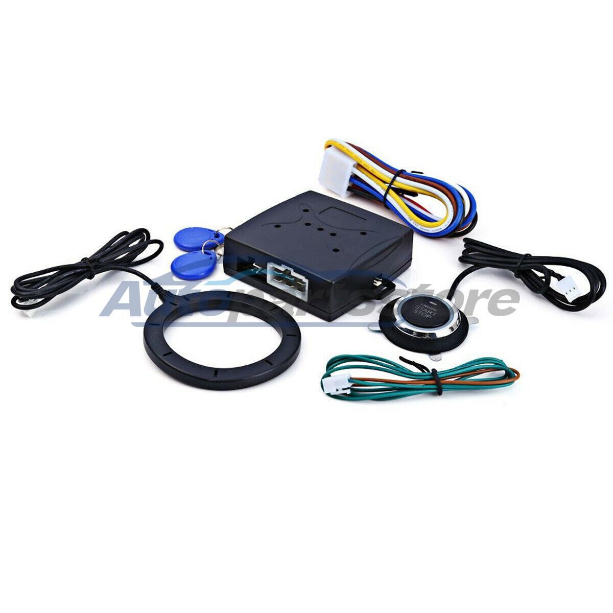 12V LED Car Engine Start Push Button Ignition Starter Switch Kit