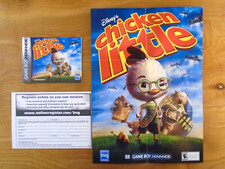 Disney's Chicken Little Nintendo Game Boy Advance Manual Poster Reg. Card Only