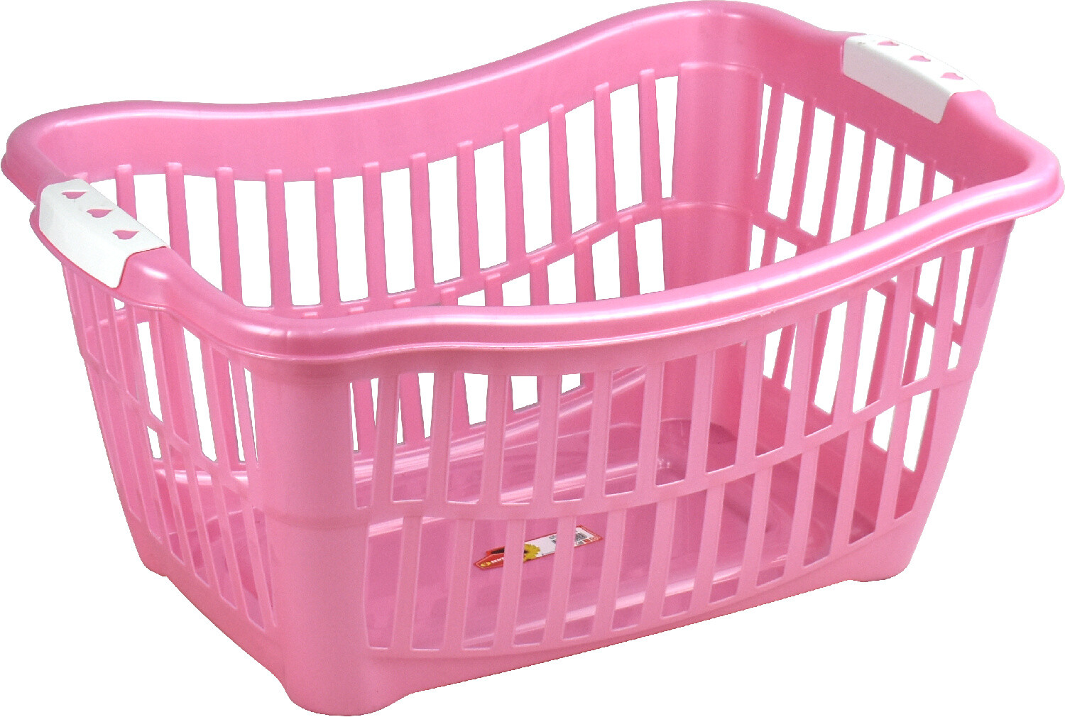 Plastic Laundry Basket Square Large Washing Clothes Storage with Handle