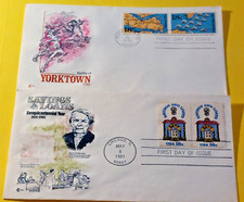 Savings & Loans & Yorktown FDI 1981 Envelopes Lot of 2