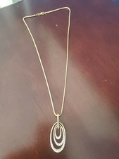 18KT Yellow and White Gold necklace 1/2ct Diamonds, heavy weight snake chain 