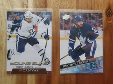 2020 21 Upper Deck Timothy Liljegren Young Guns Lot! Base And Canvas #248 & C104