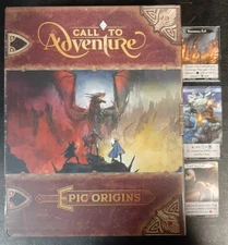 Call to Adventure Epic Origins + Promo Cards - Kickstarter Deluxe Board Game New