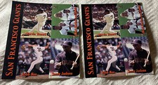 2 Rare San Francisco Giants CHW Card Sheets - 2000? Robb Nen, Marvin Bernard