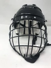 New Other Mylec Junior Helmet with Wire Face Guard Black Completely Assembled