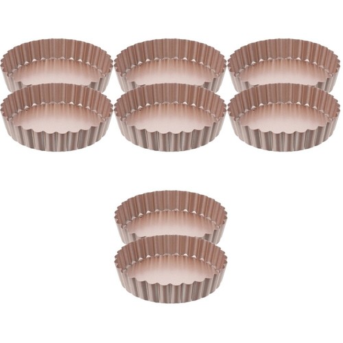 4 PCS Tart Shell Pans Live Bottom Baking Tray Cake Plate Bakeware eBay