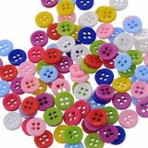 Boutons en plastique pour couture