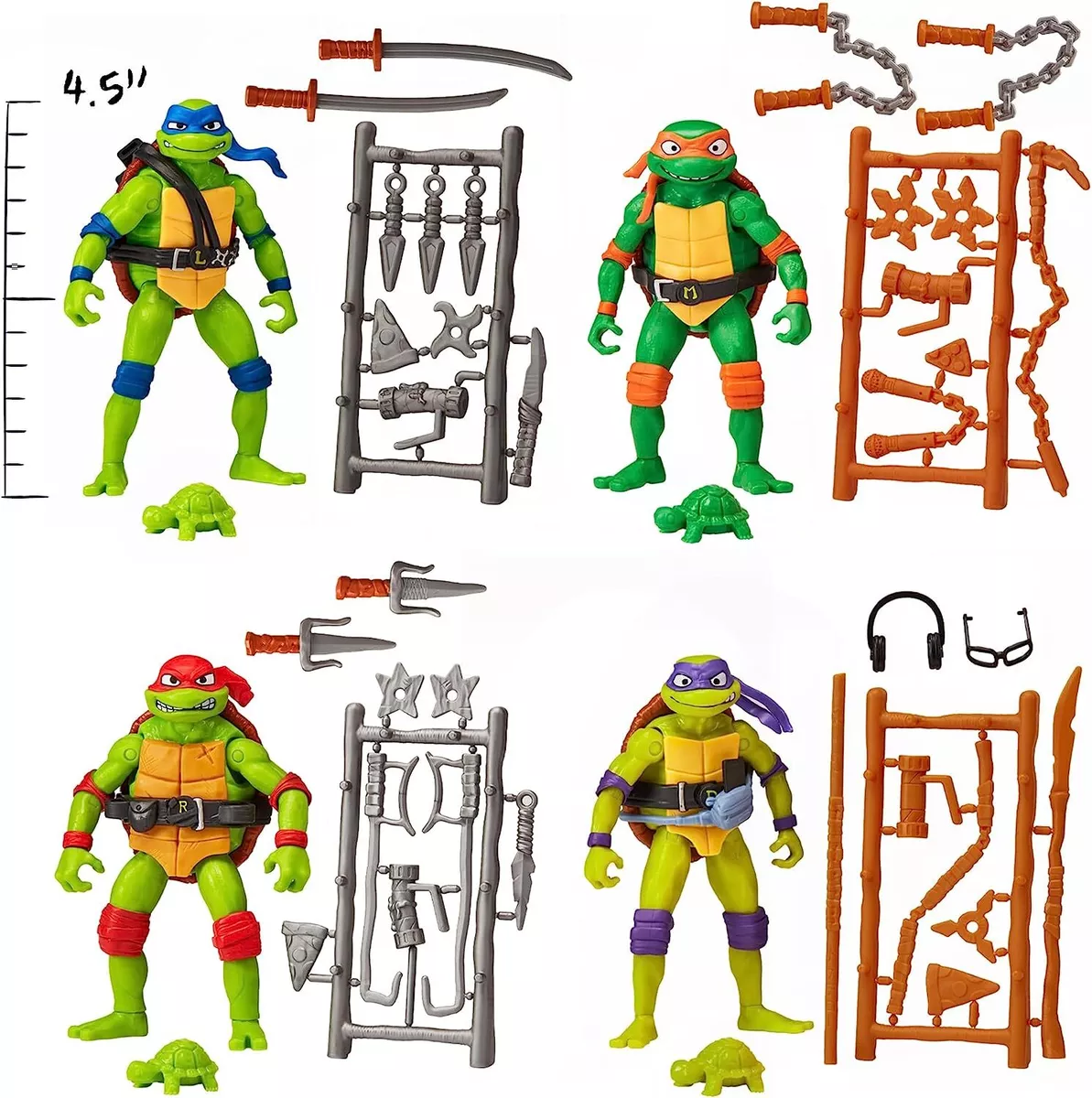 Toy Review: TMNT Mutant Mayhem Basic Turtles by Playmates