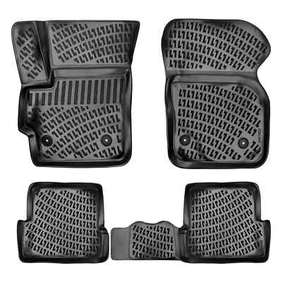 Car Floor Mats Liners For Mazda 3 2009-2013 All Season Heavy Duty 3d Auto Rugs
