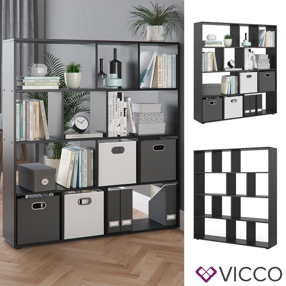 Bibliothèque Vicco Pilar : le séparateur de pièce haut de gamme au design épuré