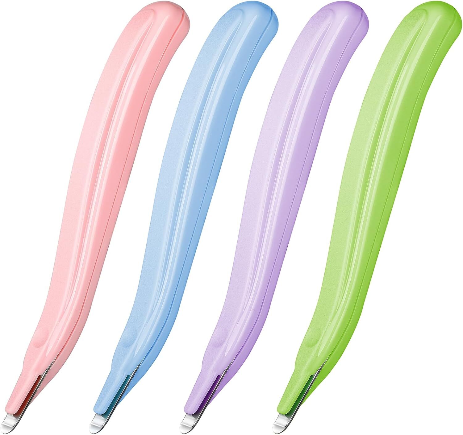 KTRIO 4 Pack Staple Remover Tool Professional Magnetic 4 Pack, Pastel Color