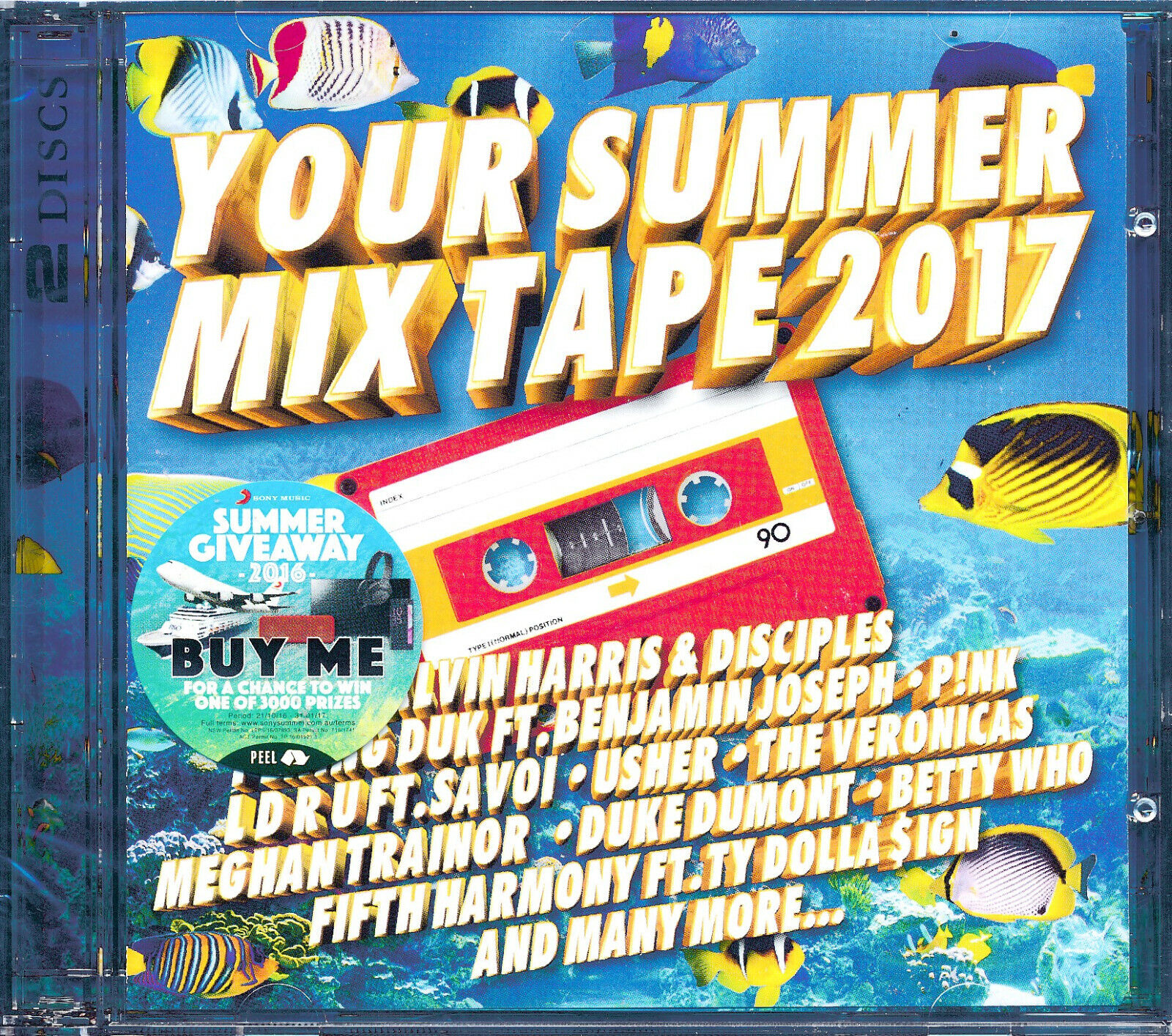 Your Summer Mix Tape 2017 2-disc CD NEW Usher Vernoicas Meghan Trainor