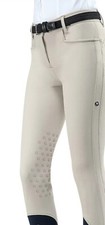 Equiline Eqode Pantalone Donna Ginocchiera Calzoni Taglia 44, Beige/Navy