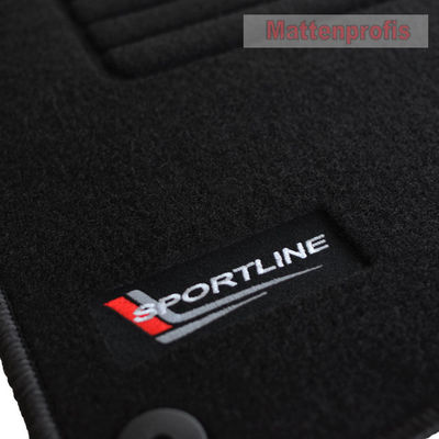 Velours Fußmatten Edition Sportline für Audi 80 Cabrio ab Bj.03/1995 - 2000