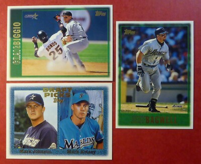 1997 Topps Houston Astros Team Set with Draft Pick (16 Cards)