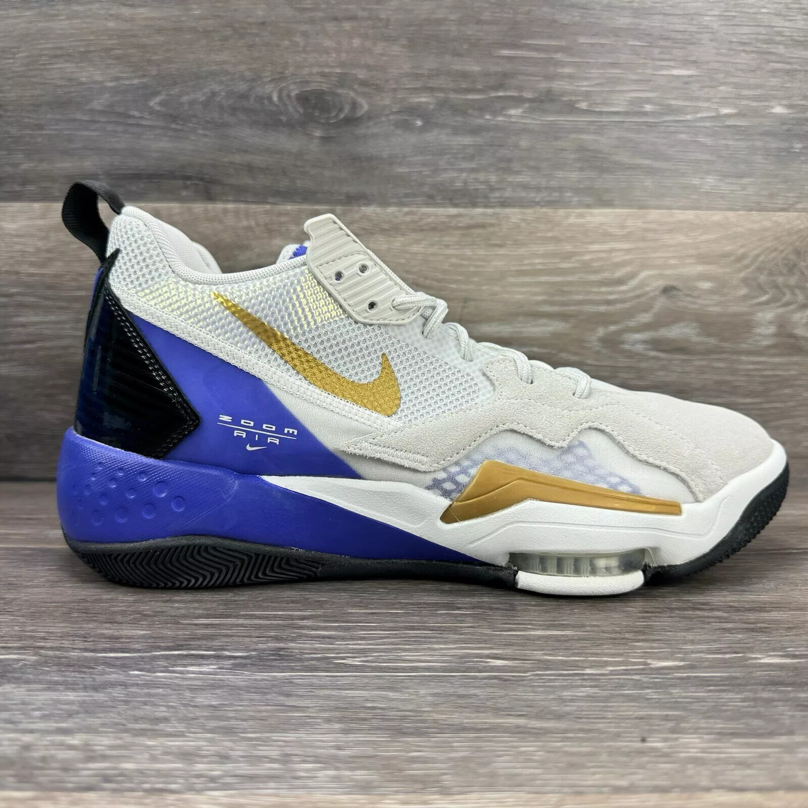 Nike Air Jordan Zoom 92 Concord Белый Фиолетовый Золотой CK9183-175 Мужской размер