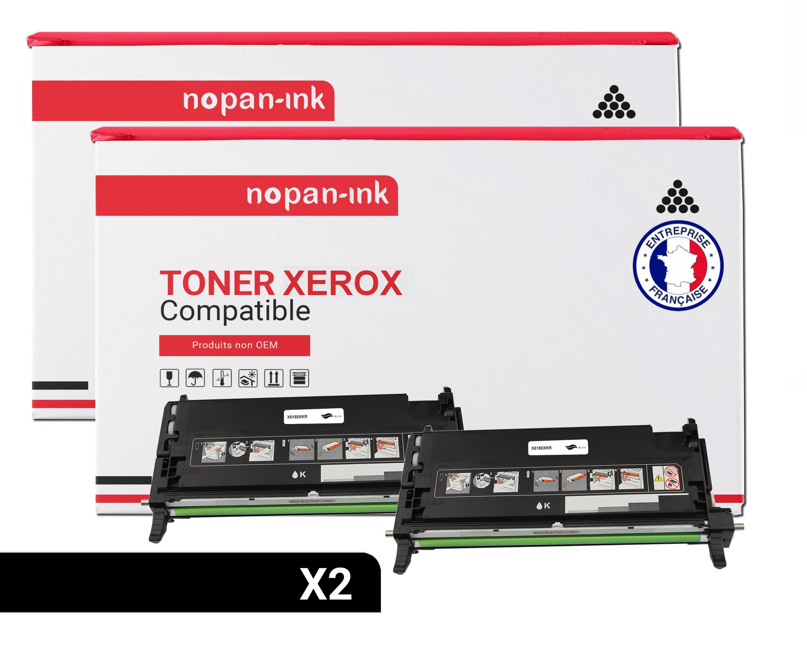 Toners XEROX 113R00726 recharge noire pour imprimer tous vos rapports administratifs