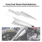 Chrome Front Fork Mount Wind Deflectors For Harley Road King Electra Glide 95-23