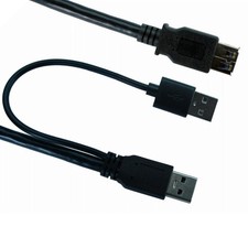 Image of 10m USB 3.0 Active Extension Cable Type A Male to Female 5Gbps Data Lead for PC