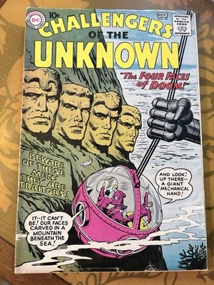Challengers of the Unknown #10 (1959), The Four Faces Of Doom, DC Comics