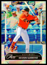 2024 Panini Three and Two Holo Silver #56 Heston Kjerstad RC Orioles /49