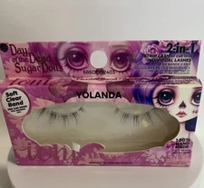 Ioni Day Of The Dead Sugar Dolls Yolanda 3D Faux Mink Lashes Halloween Costume