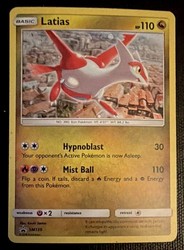 Latias SM135 Sun & Moon Black Star Promo Holo