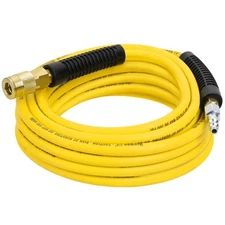 Hromee Air Compressor Hose 1/4 Inch X 25 Feet Hybrid Hose With Fitting