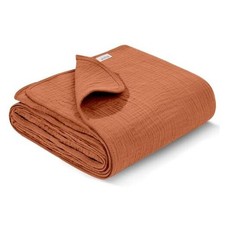 Muslin Swaddle Blankets, Swaddle Blanket for Baby Girls and Boys, Baby Brick