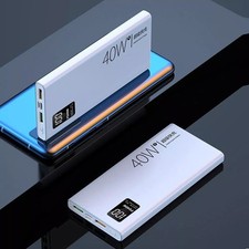 600000mAh PD 40W Power Bank 3 USB Portable Super Fast Charger External Battery