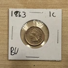 1863 Indian Head Cent Au/Bu!!!