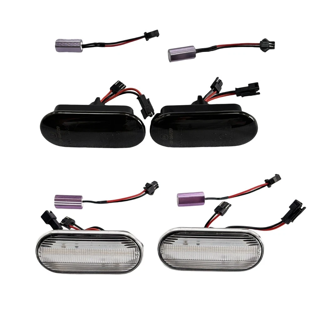 2Pcs Front Side Marker Indicator Lights Lamps For VW Transporter T5 2003-2008