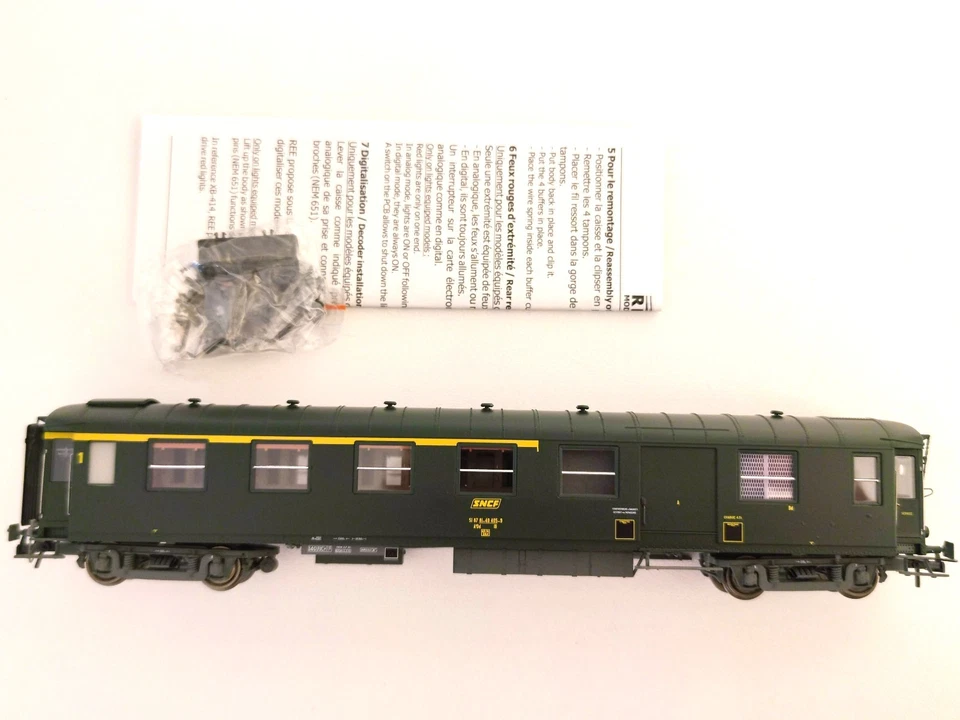 PROMO REE MODELES VB-462 Fourgon mét Ex-PLM A4D feux fonct Ep.IV SNCF HO #60 - Photo 2/4