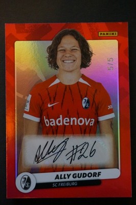 2024-25 Panini Frauen Bundesliga Ally Gudorf Autogramm #AU-17 - 5/5