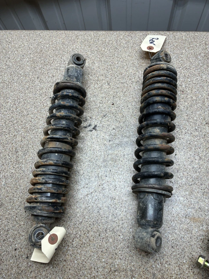 Par de amortiguadores traseros Kawasaki Bayou 220 2000 OEM Klf220 amortiguadores suspensión de resortes Foto 2 de 2
