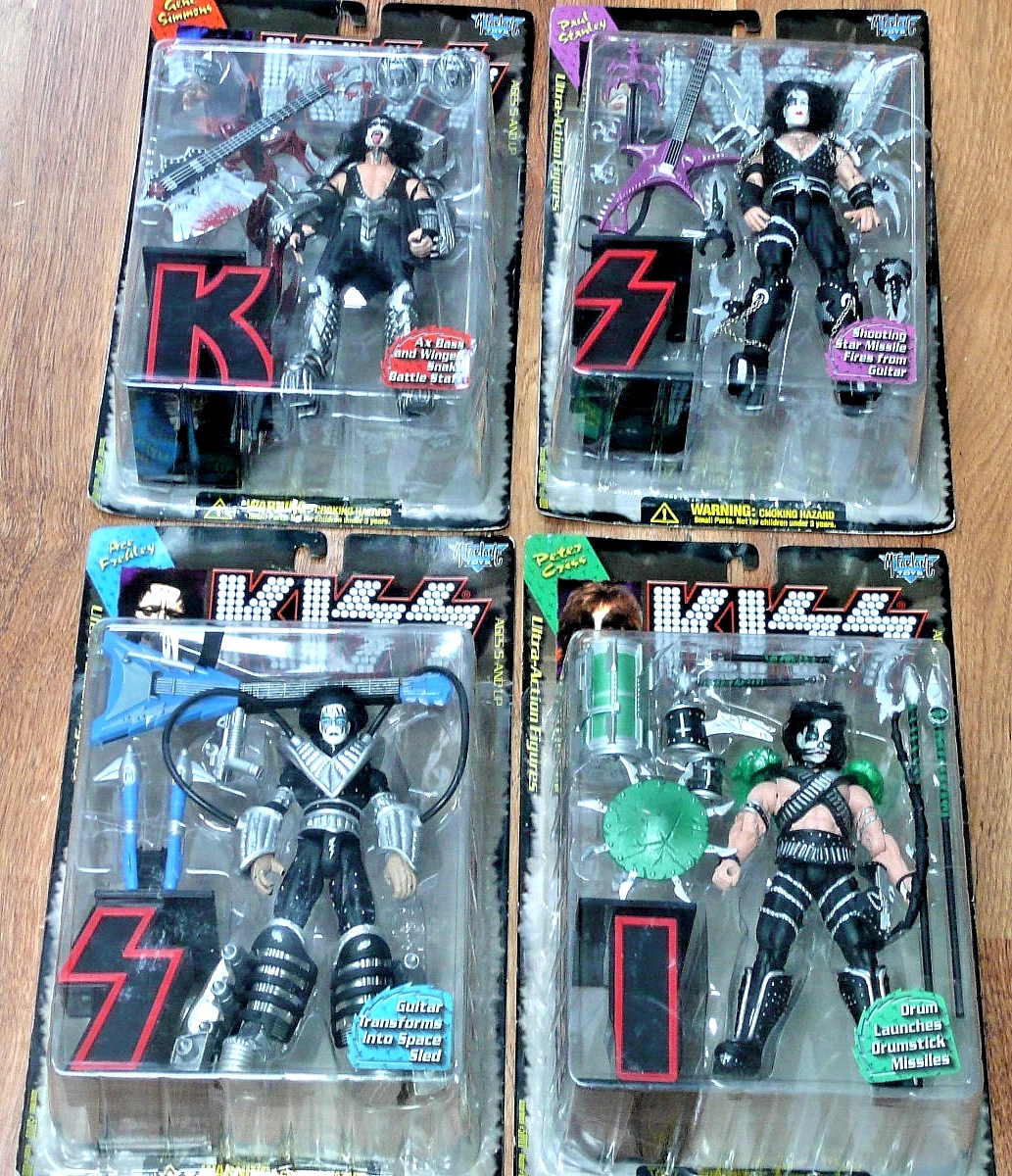 McFarlane Toys KISS Music Action Figures 1997 Year Manufactured